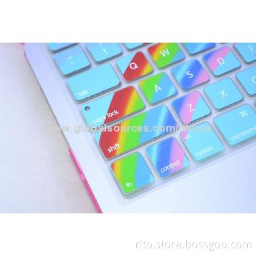 New Arrival Colorful Design Silicone Keyboard Protector for MacBook Air 11"